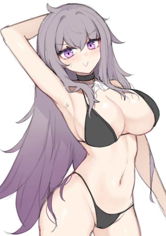 herta and the herta (honkai and 1 more) drawn by purerin