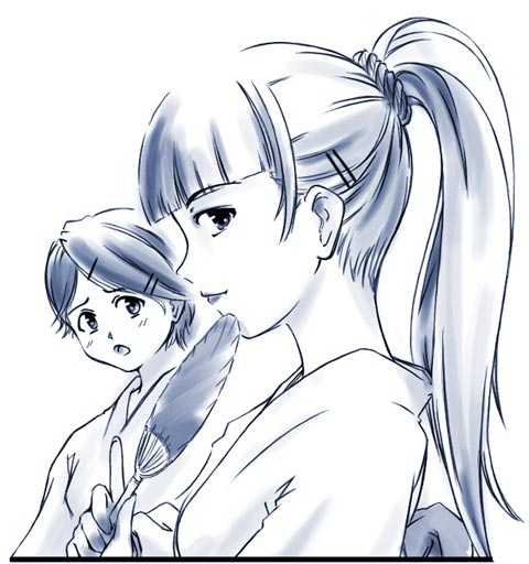 yamaguchi mami and tsukiyama minako (maria-sama ga miteru) drawn by takahashi_ren