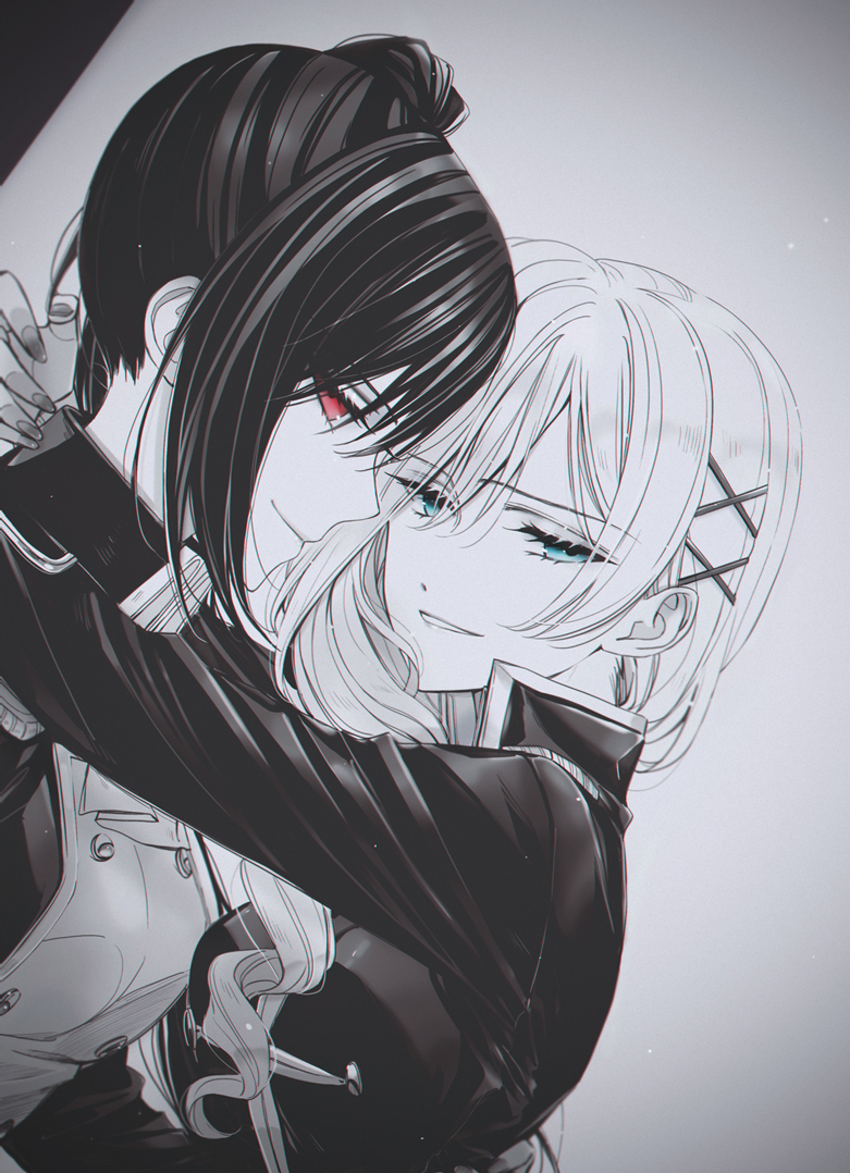 tsuruhime yachiyo and liu mei fan (shoujo kageki revue starlight and 1 more) drawn by blackfangs