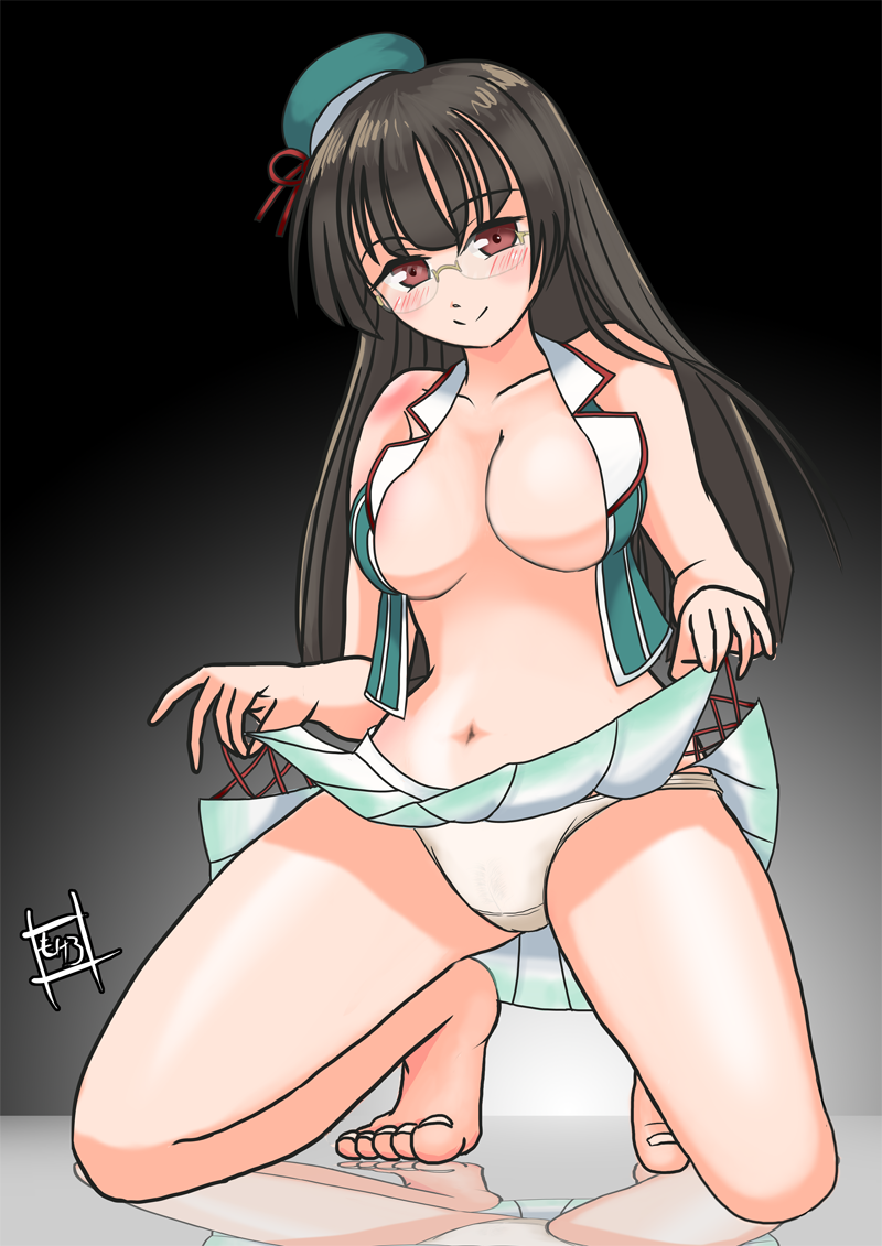 choukai and choukai kai ni (kantai collection) drawn by moke_ro