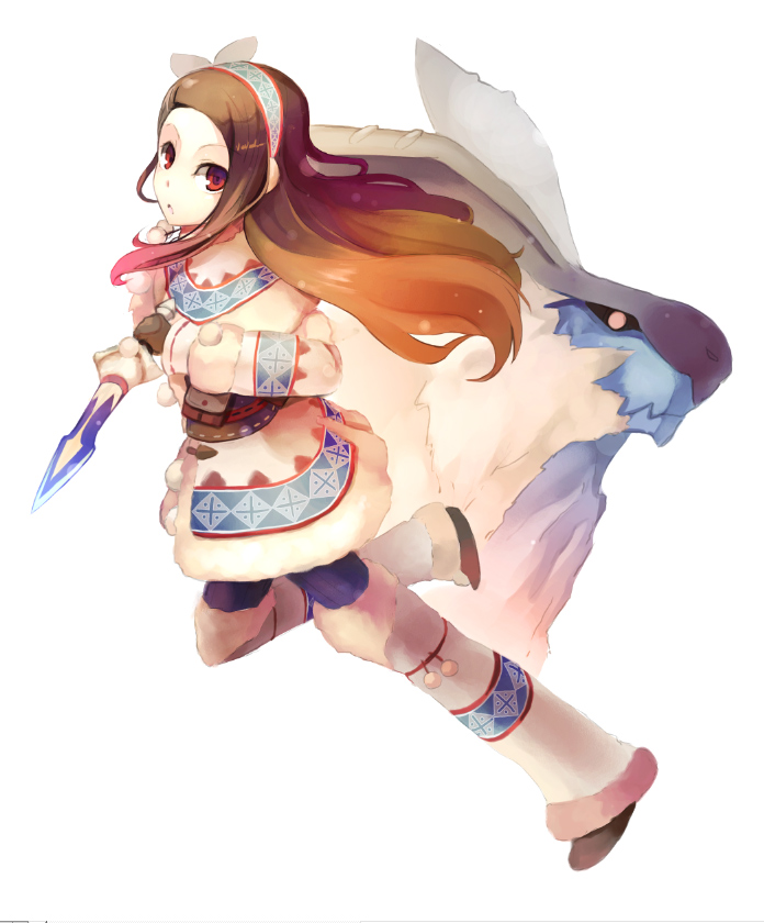 minase iori and lagombi (idolmaster and 2 more) drawn by pos_(shiratama-ya)