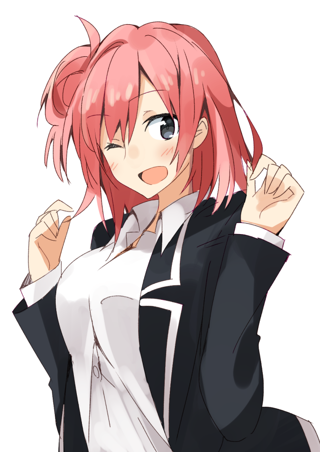 yuigahama yui (yahari ore no seishun lovecome wa machigatteiru.) drawn by shiduki_eku