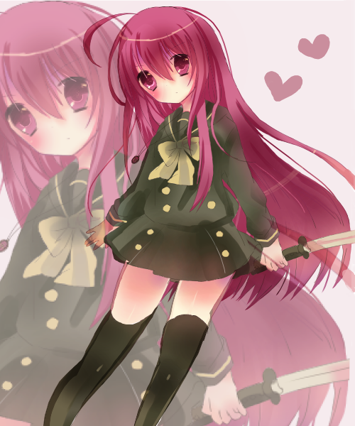 shana and alastor (shakugan no shana) drawn by kohaku_muro