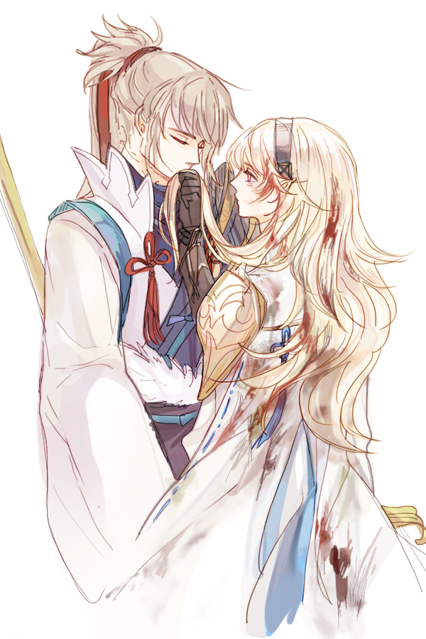 female corrin and takumi (fire emblem and 1 more) drawn by atelierre