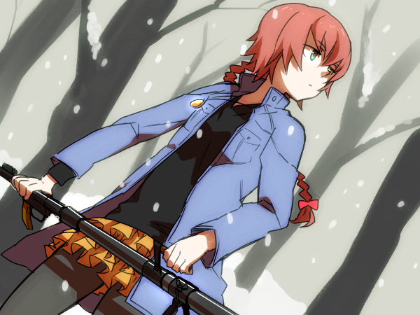 suou pavlichenko (darker than black) drawn by sabo_(fuya_2)