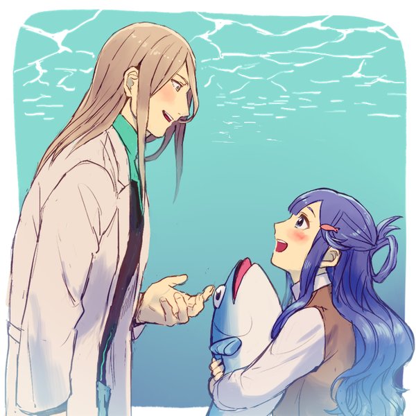 asari nanami, koron chris, and sabaori-kun (idolmaster and 2 more) drawn by kimidori_tokusa