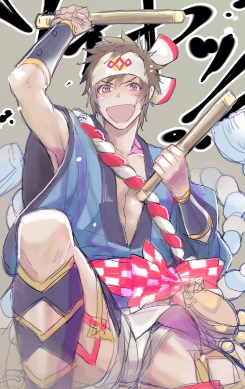 gran and drum master (granblue fantasy) drawn by hono_(yanasansan)