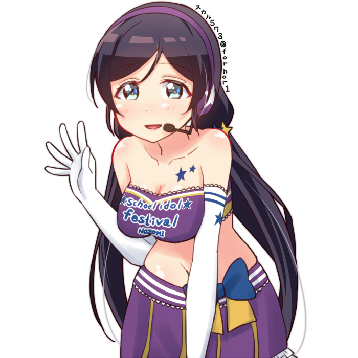 tojo nozomi (love live! and 2 more) drawn by skull573
