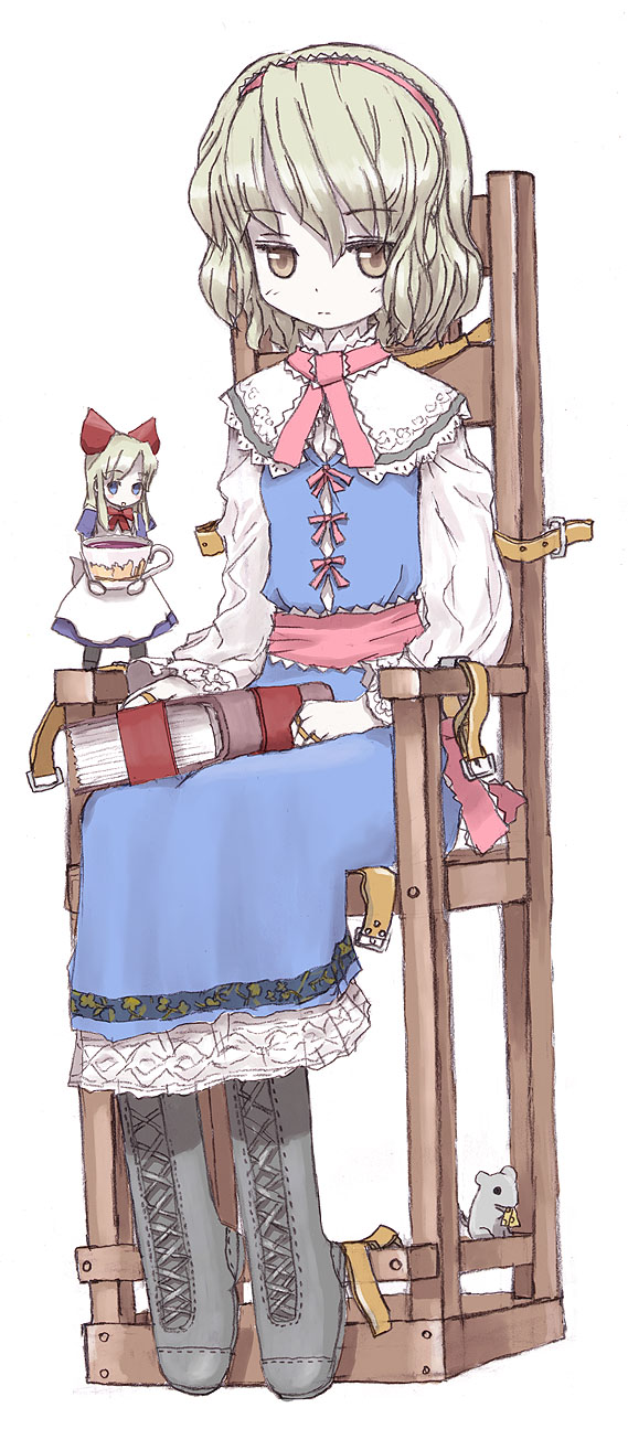 alice margatroid and shanghai doll (touhou) drawn by zakone