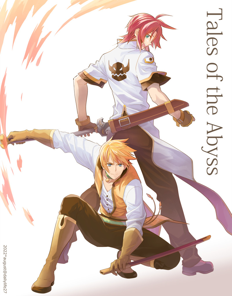 luke fon fabre and guy cecil (tales of and 1 more) drawn by daliylife27