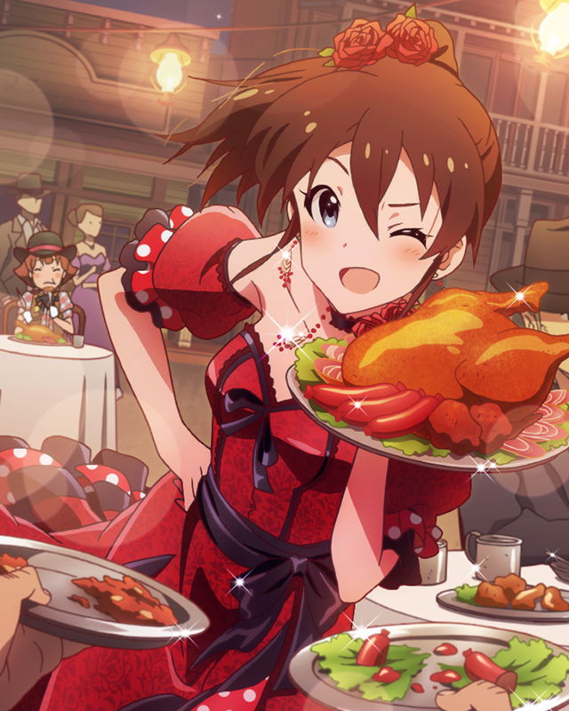 satake minako and nonohara akane (idolmaster and 1 more)