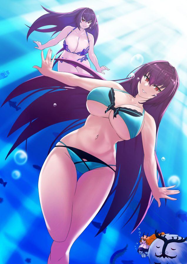 scathach, baobhan sith, barghest, scathach skadi, and cernunnos (fate and 1 more) drawn by the_flying_toaster