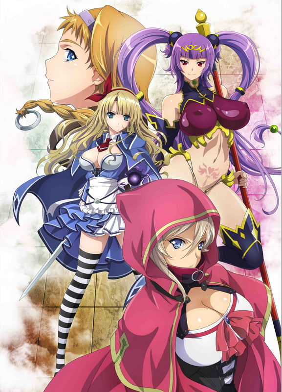 leina, exiled warrior leina, seiten, alicia, and zara (queen's blade and 1 more)