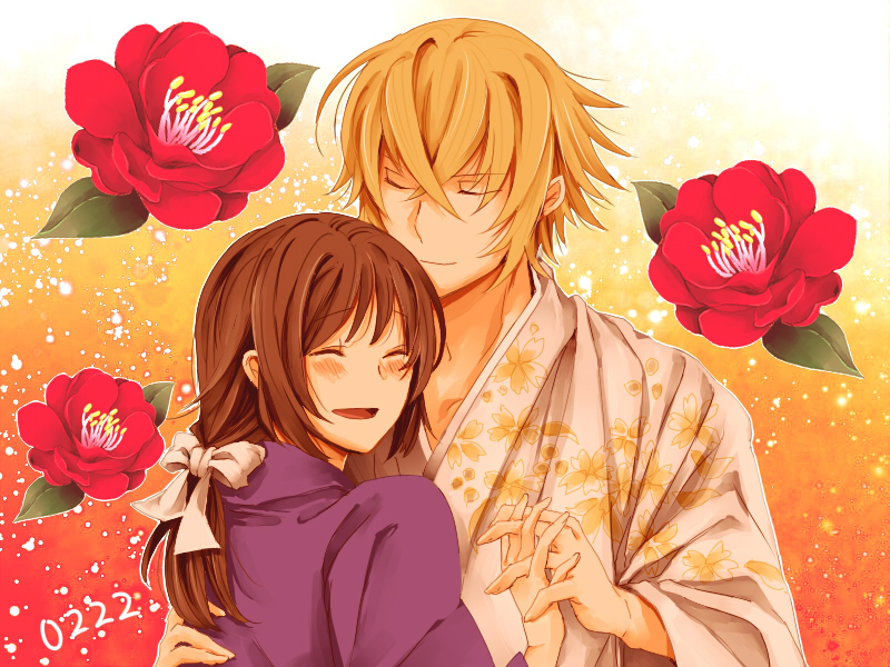 yukimura chizuru and chikage kazama (hakuouki shinsengumi kitan) drawn by yamano_(151515)