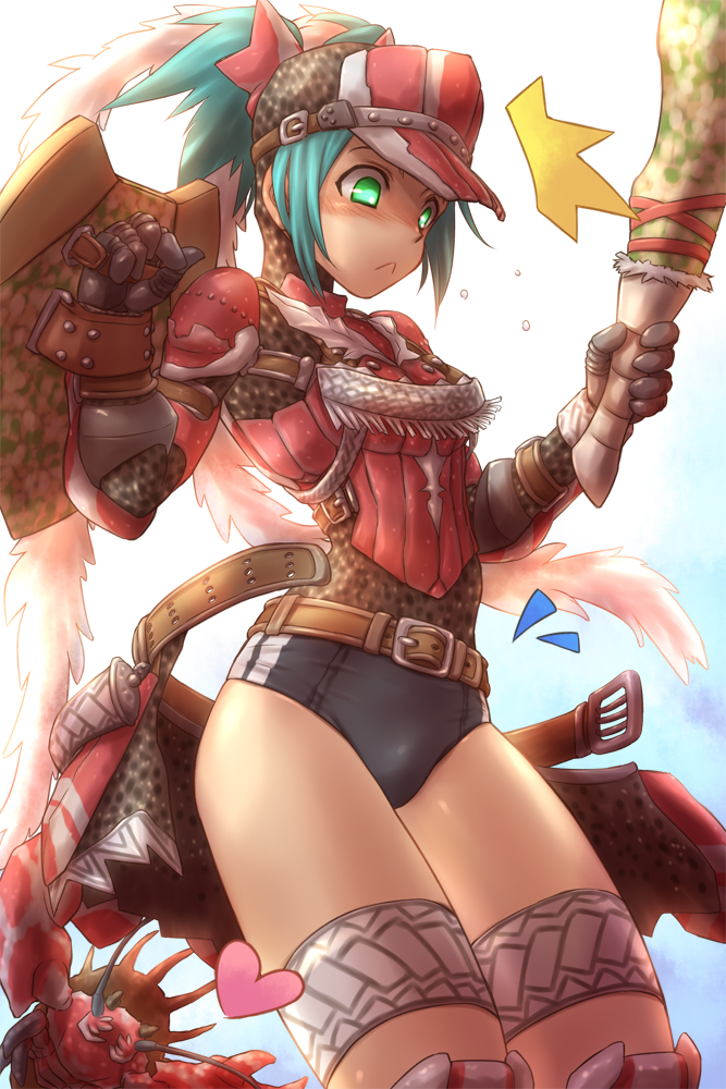 monster hunter and daimyo hermitaur (monster hunter) drawn by tsukigami_chronica
