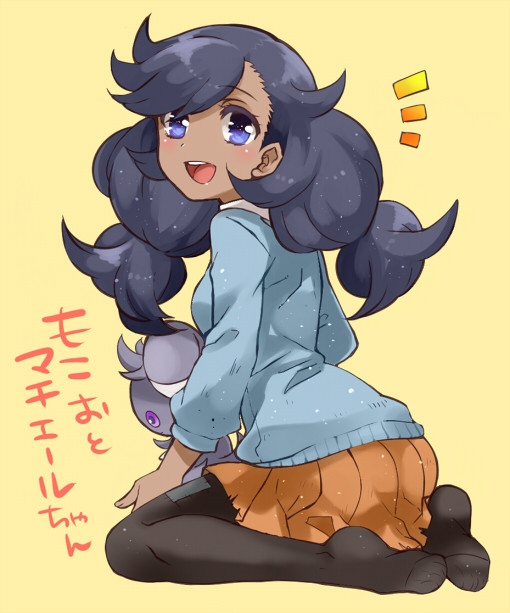 espurr and emma (pokemon and 1 more) drawn by irouha
