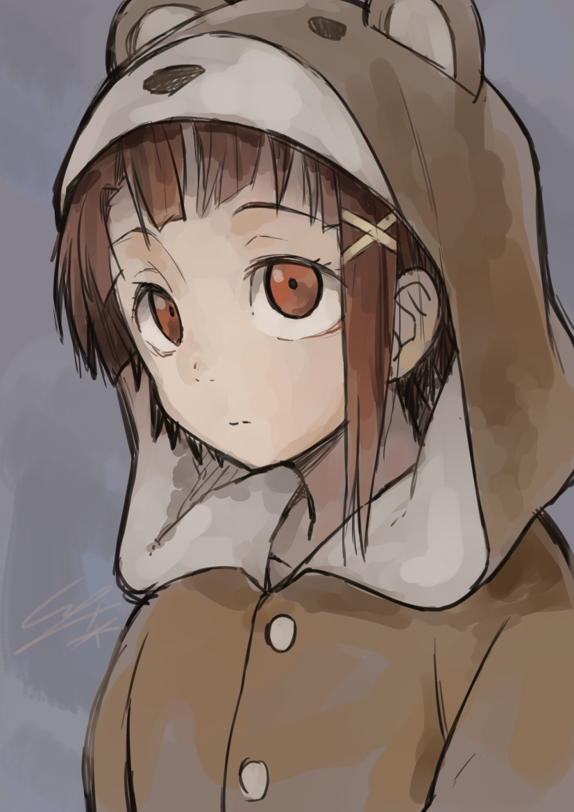 iwakura lain (serial experiments lain) drawn by io_naomichi