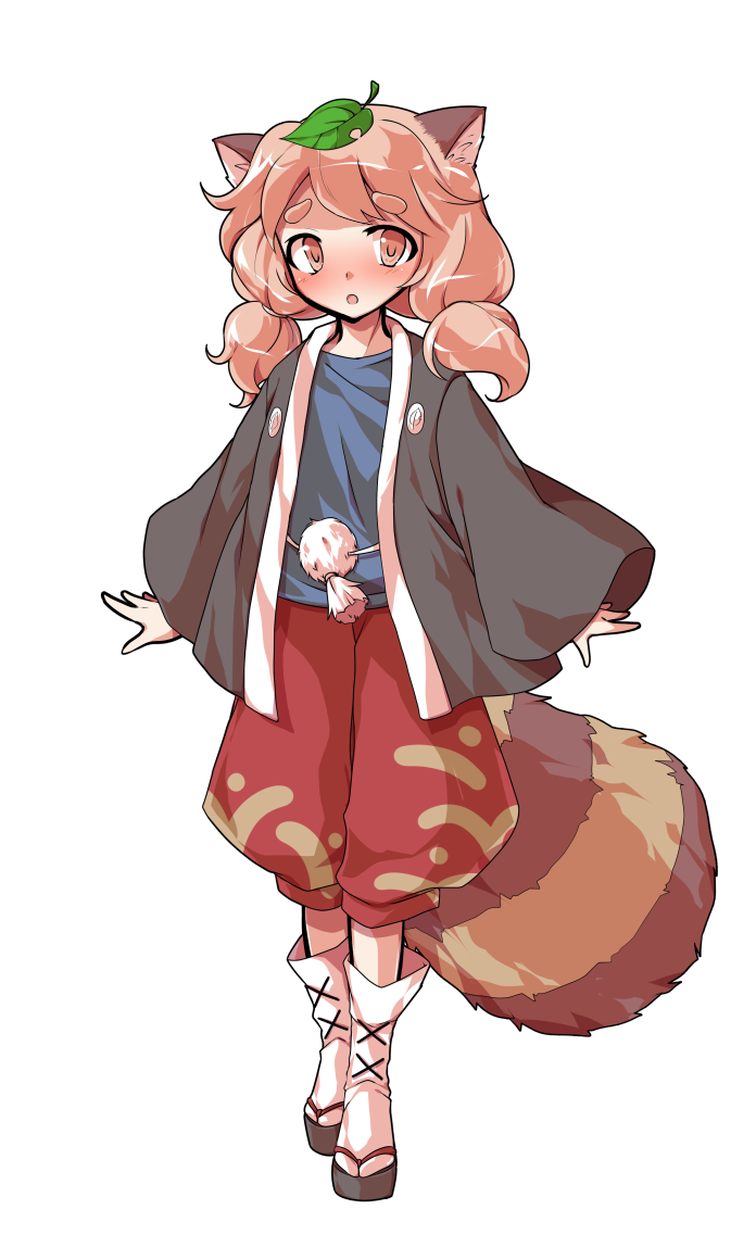 tanuki mob and pigtailed tanuki (touhou) drawn by dairi