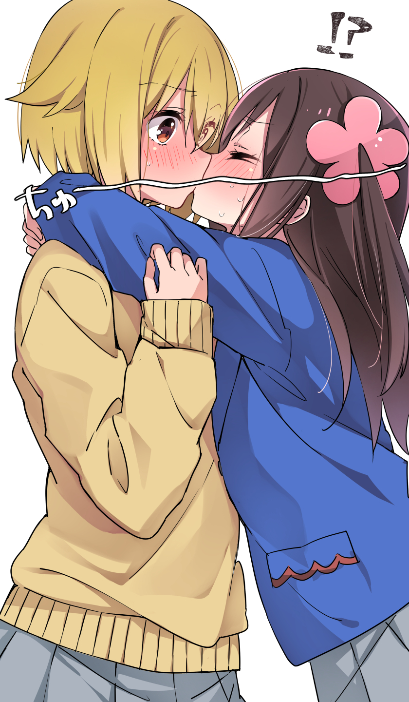 hitori bocchi and sunao nako (hitoribocchi no marumaru seikatsu) drawn by sk02