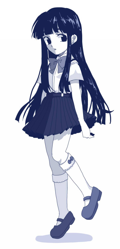furude rika (higurashi no naku koro ni) drawn by yagi_hara