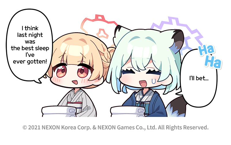 shigure and nodoka (blue archive) drawn by donmin_h