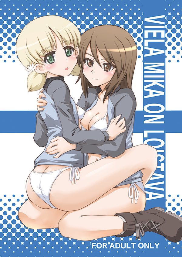 mika and aki (girls und panzer) drawn by neo_niito_(neoneet_v7)