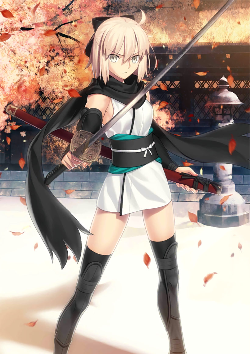 okita souji (fate and 1 more) drawn by takeuchi_takashi