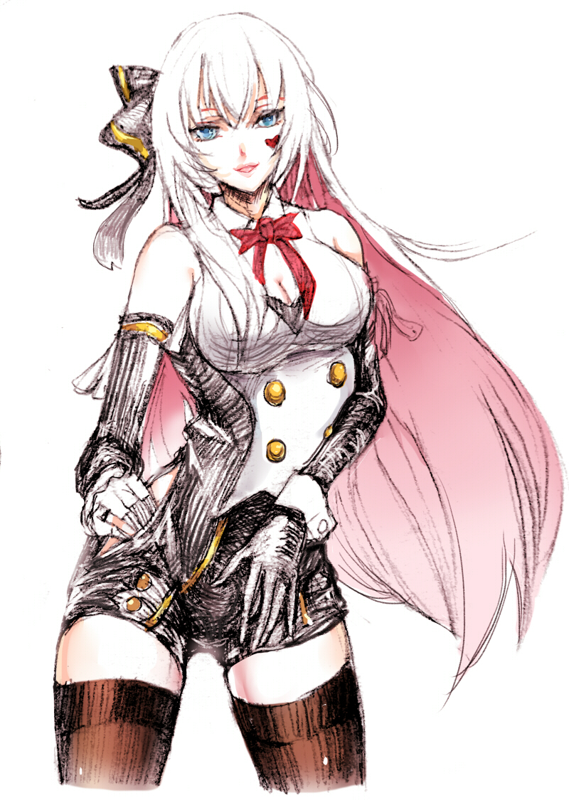 megurine luka (vocaloid and 4 more) drawn by funkid