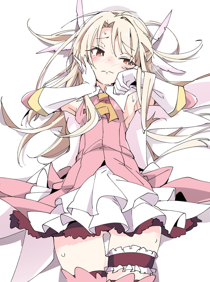 illyasviel von einzbern and prisma illya (fate and 1 more) drawn by ixy