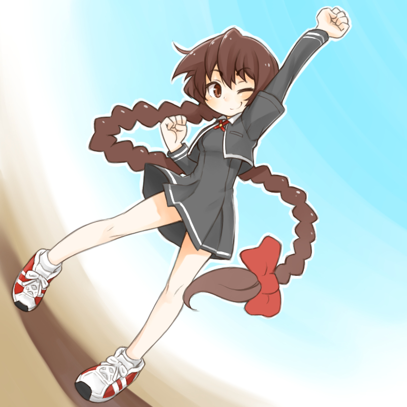 mao himika (mahou shoujo madoka magica and 1 more) drawn by zangetsumaru