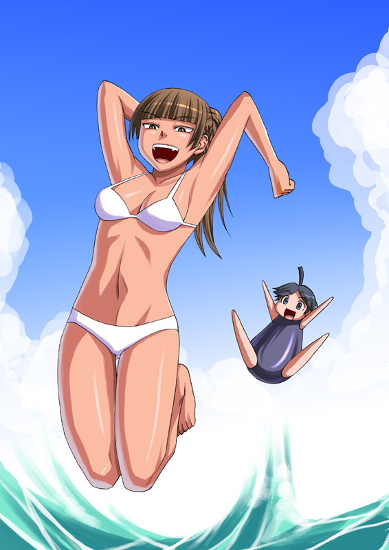 yamaguchi mami and tsukiyama minako (maria-sama ga miteru) drawn by katwu_(gensou_ninja_yashiki)