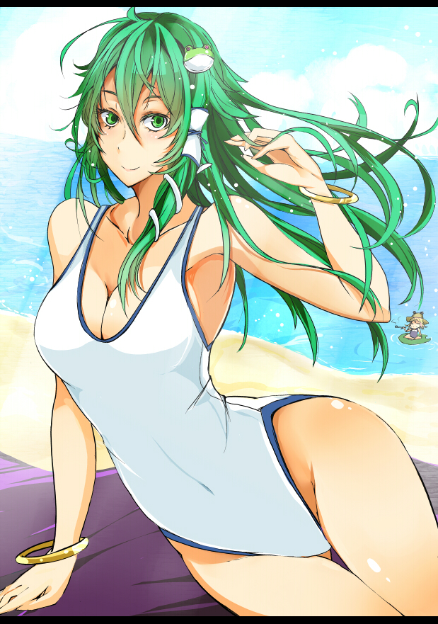 kochiya sanae and moriya suwako (touhou) drawn by takaharu