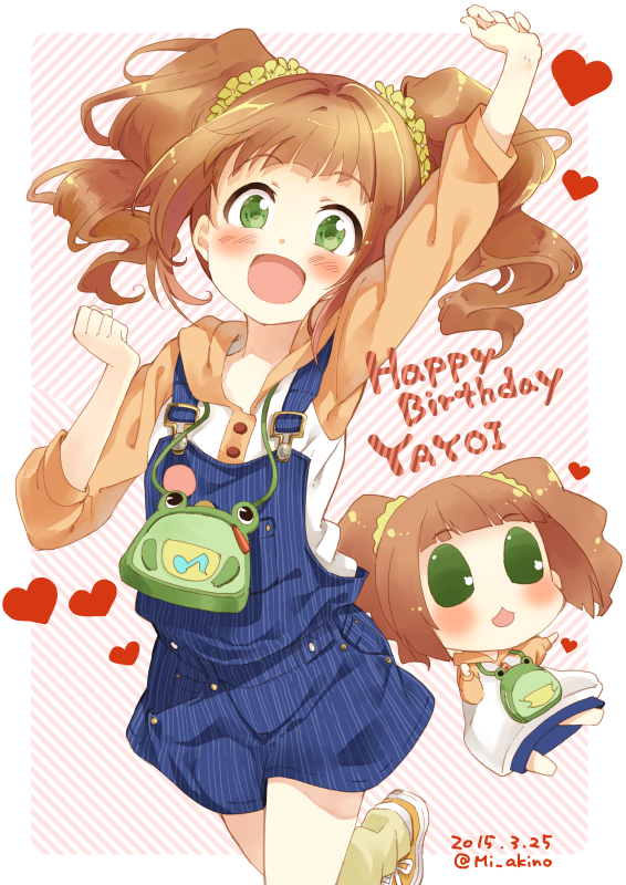 takatsuki yayoi and yayo (idolmaster and 1 more) drawn by miyabi_akino