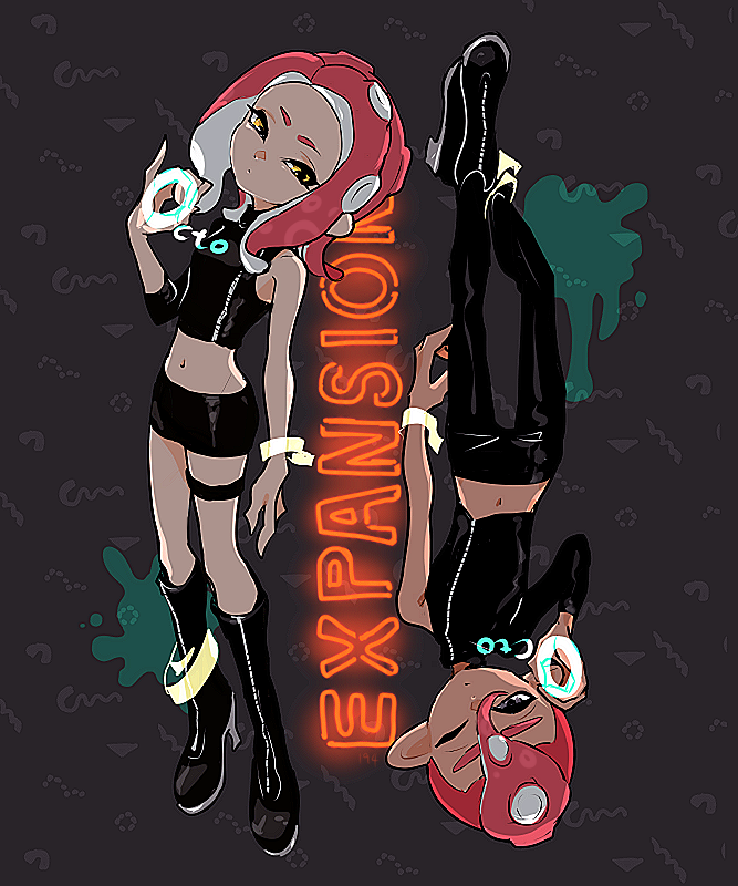 agent 8 (splatoon and 2 more) drawn by imaikuy0