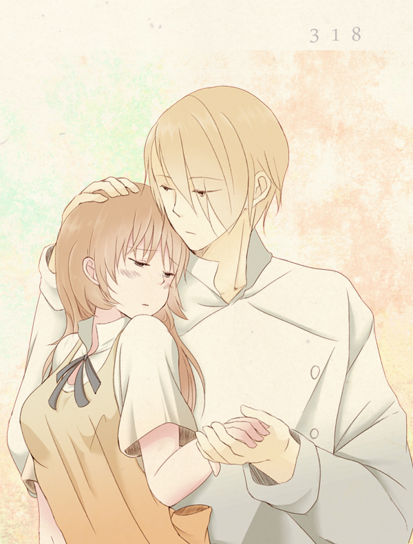 todoroki yachiyo and satou jun (working!!) drawn by ryoko_(mangowater)