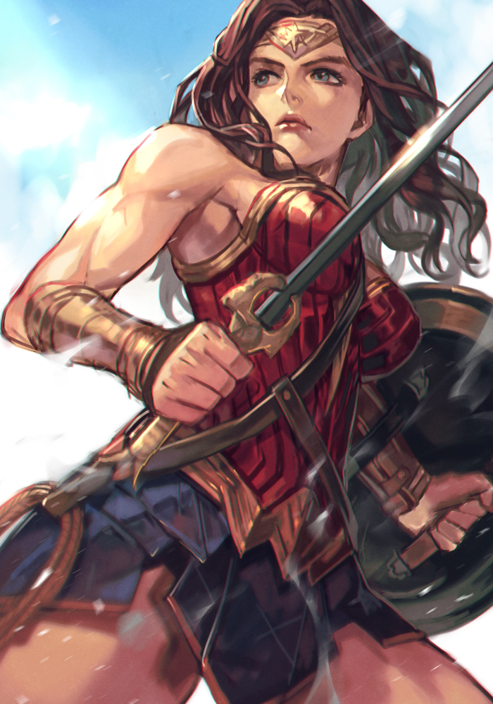 wonder woman (dc comics and 2 more) drawn by hungry_clicker