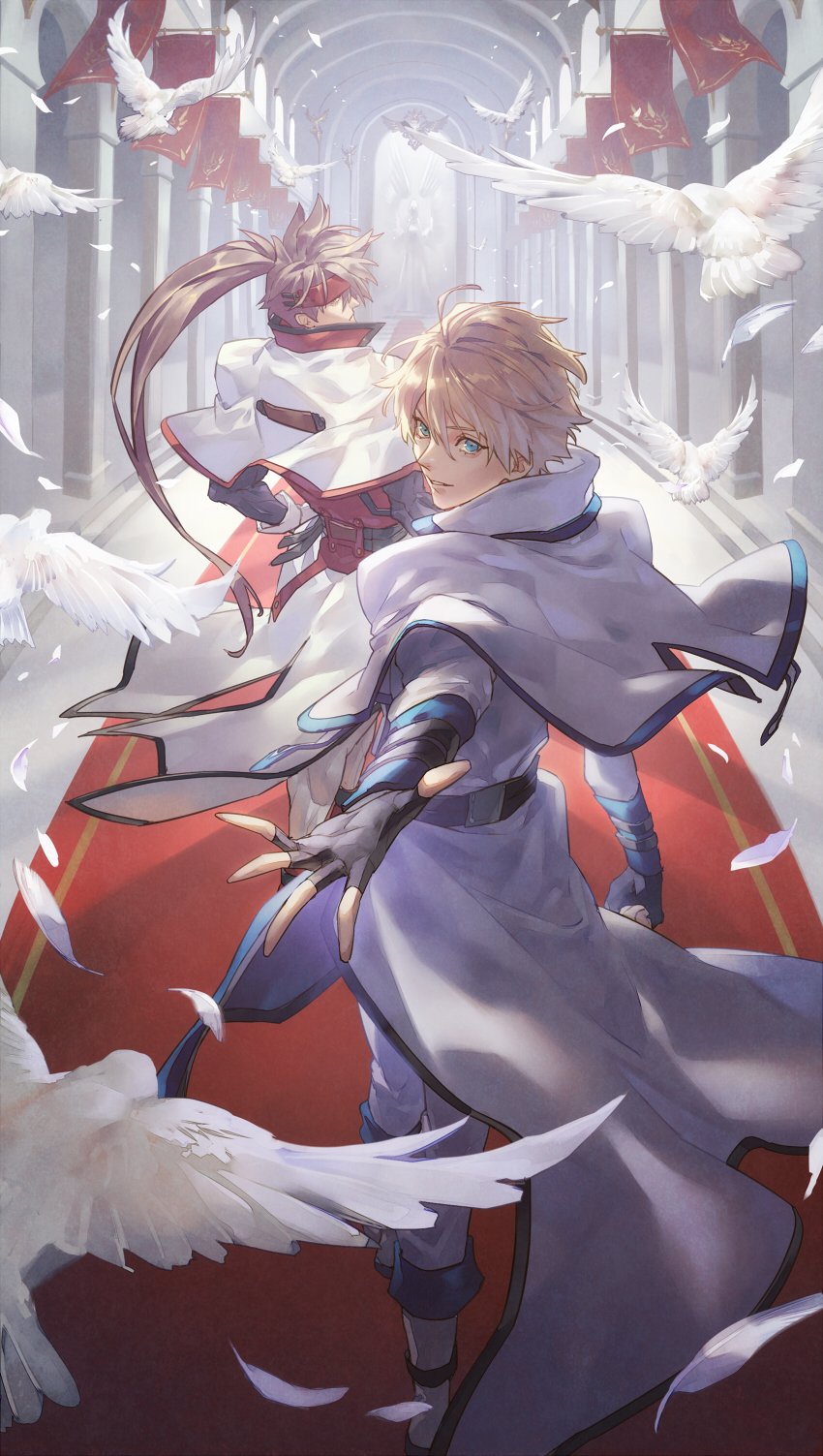 sol badguy and ky kiske (guilty gear and 1 more) drawn by talgi