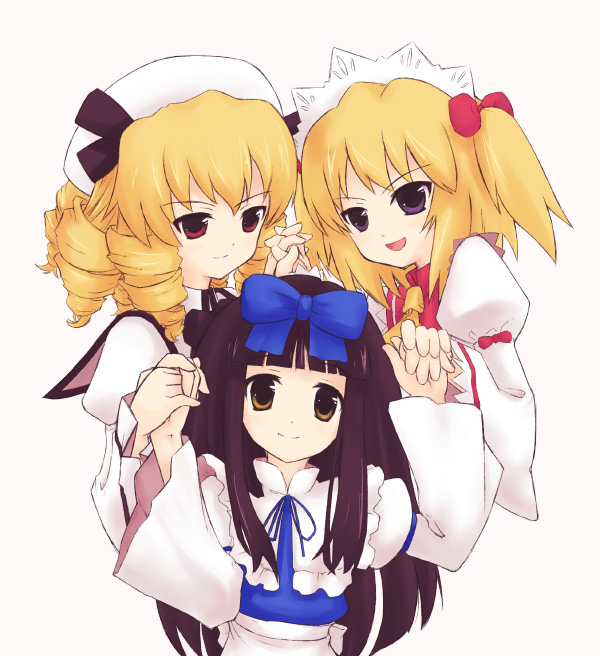 star sapphire, luna child, and sunny milk (touhou) drawn by kashiwagi_kazuhiro