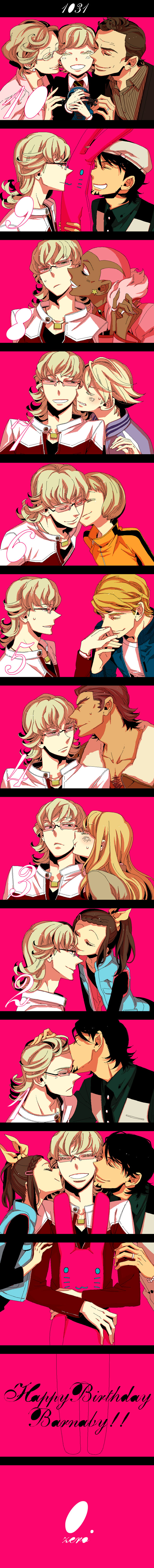 barnaby brooks jr., kaburagi t. kotetsu, ivan karelin, huang pao-lin, karina lyle, and 6 more (tiger & bunny) drawn by hoshino_lily