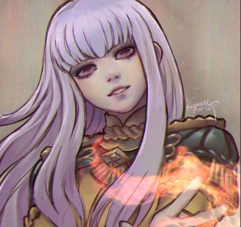 lysithea von ordelia (fire emblem and 1 more) drawn by kaejunni