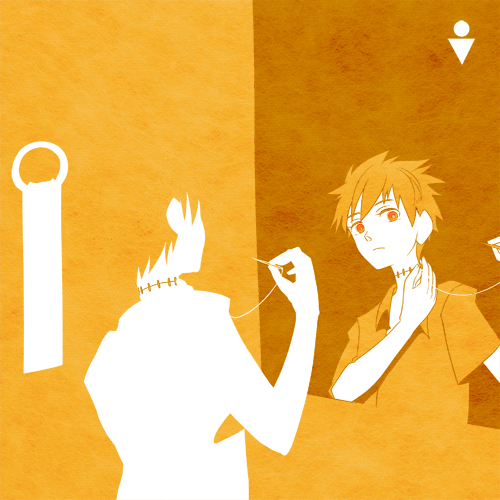 nagisa kaworu (neon genesis evangelion) drawn by cannotescape