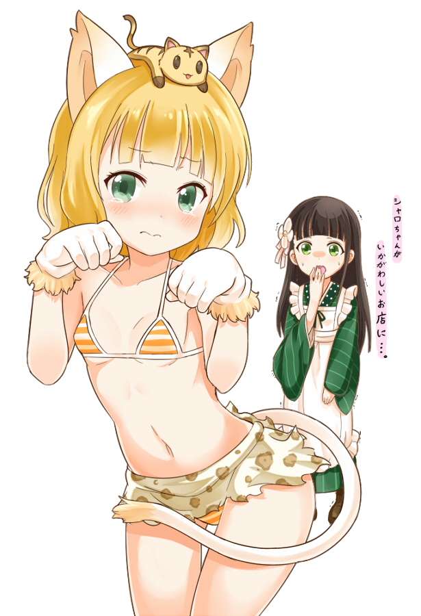 kirima syaro and ujimatsu chiya (gochuumon wa usagi desu ka?) drawn by ug_(nekonekodou)