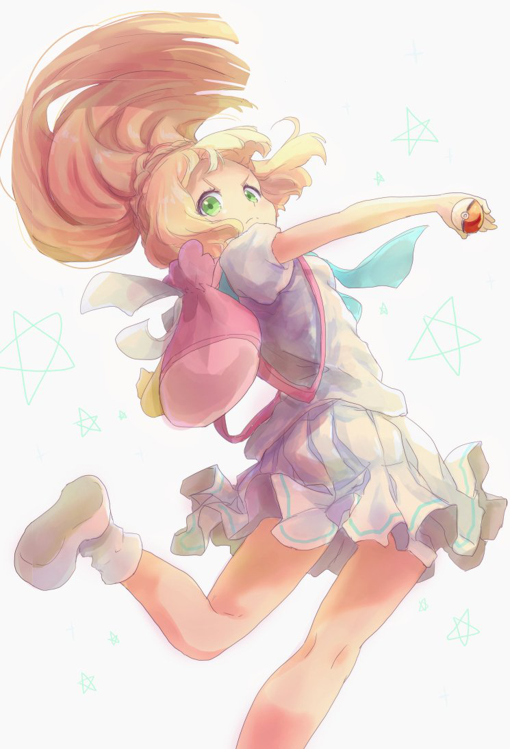 lillie (pokemon and 1 more) drawn by life_neko72
