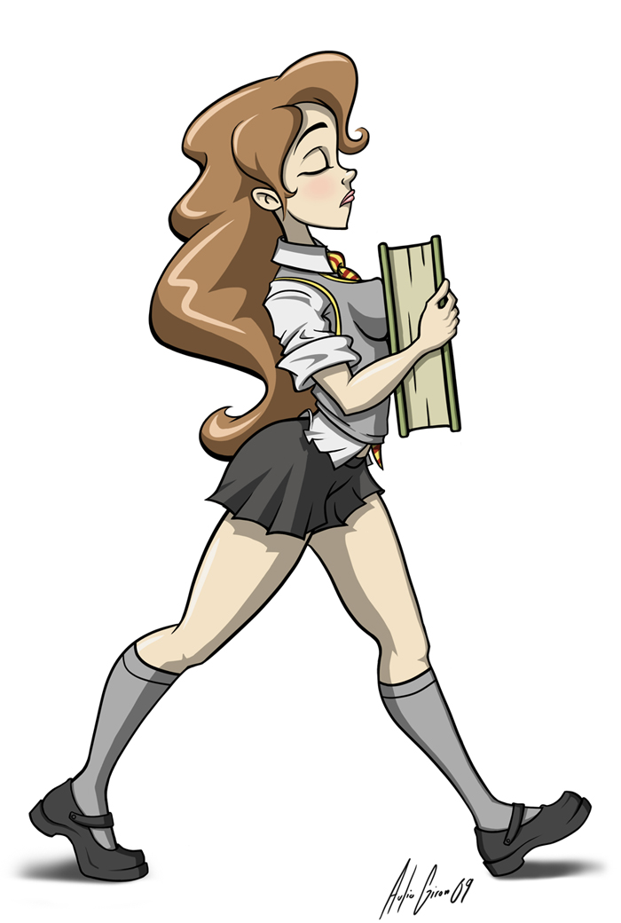 hermione granger (wizarding world and 1 more) drawn by al305sr