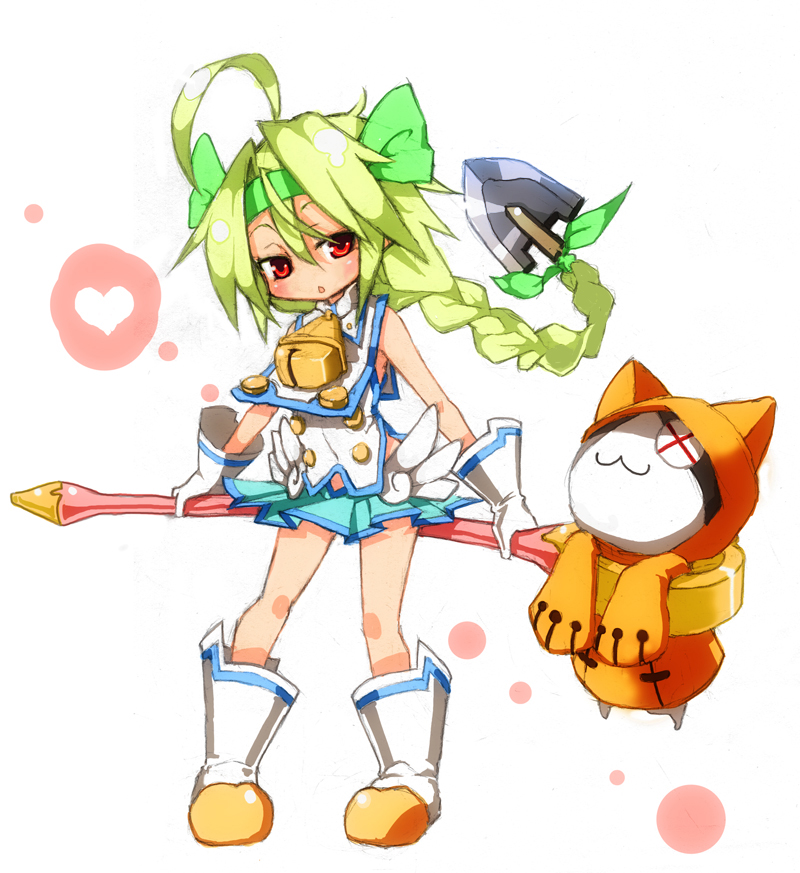 platinum the trinity, lambda-11, and jubei (blazblue) drawn by chatsubo_(yaba-yaba)