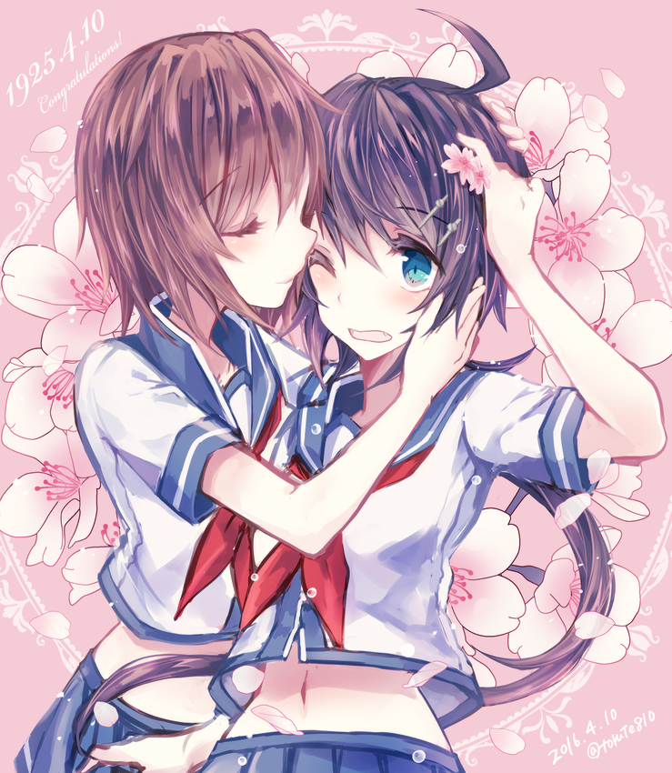 furutaka and kako (kantai collection) drawn by kabocha_torute