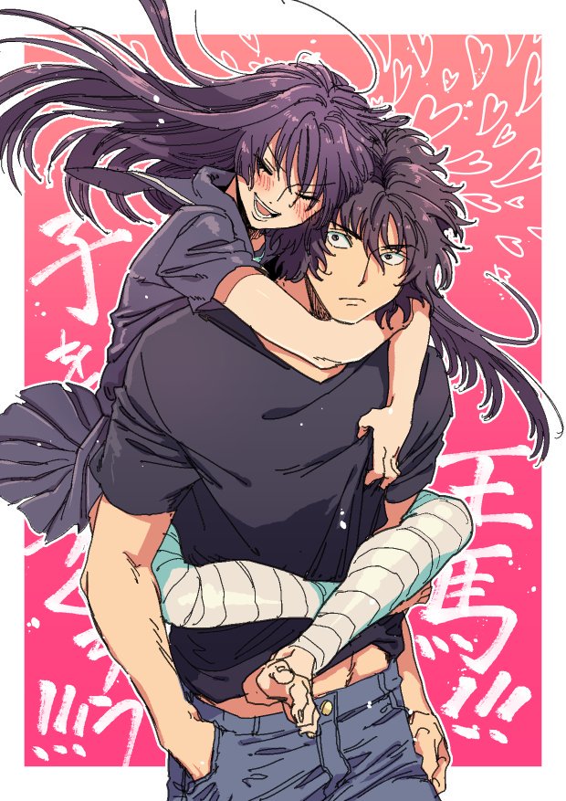 tokita ouma and kure karura (kengan and 1 more) drawn by eco_(eco08709352)