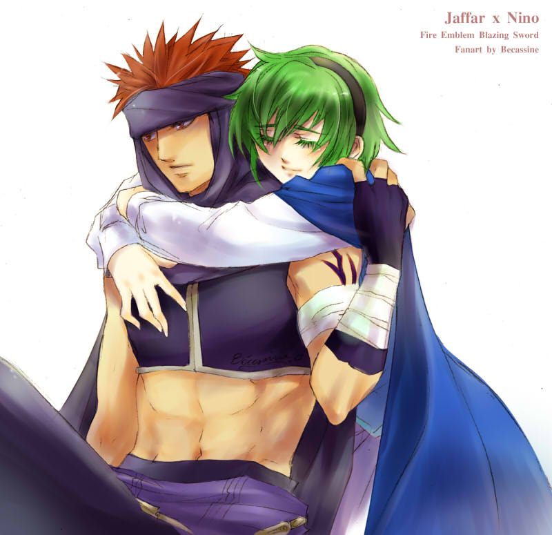 nino and jaffar (fire emblem and 1 more) drawn by becassine