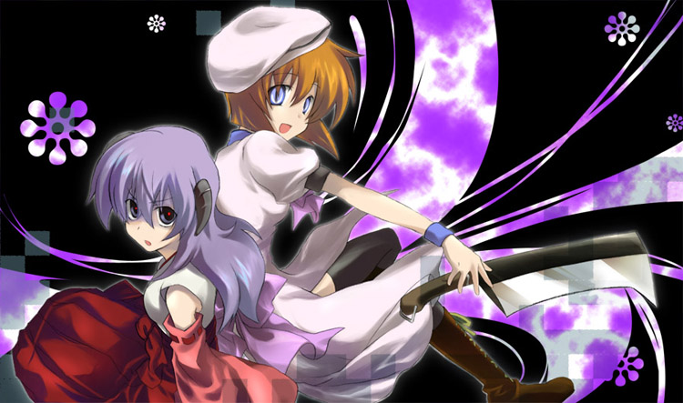ryuuguu rena and hanyuu (higurashi no naku koro ni)