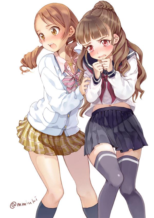 hojo karen and kamiya nao (idolmaster and 1 more) drawn by matsuzaki_miyuki